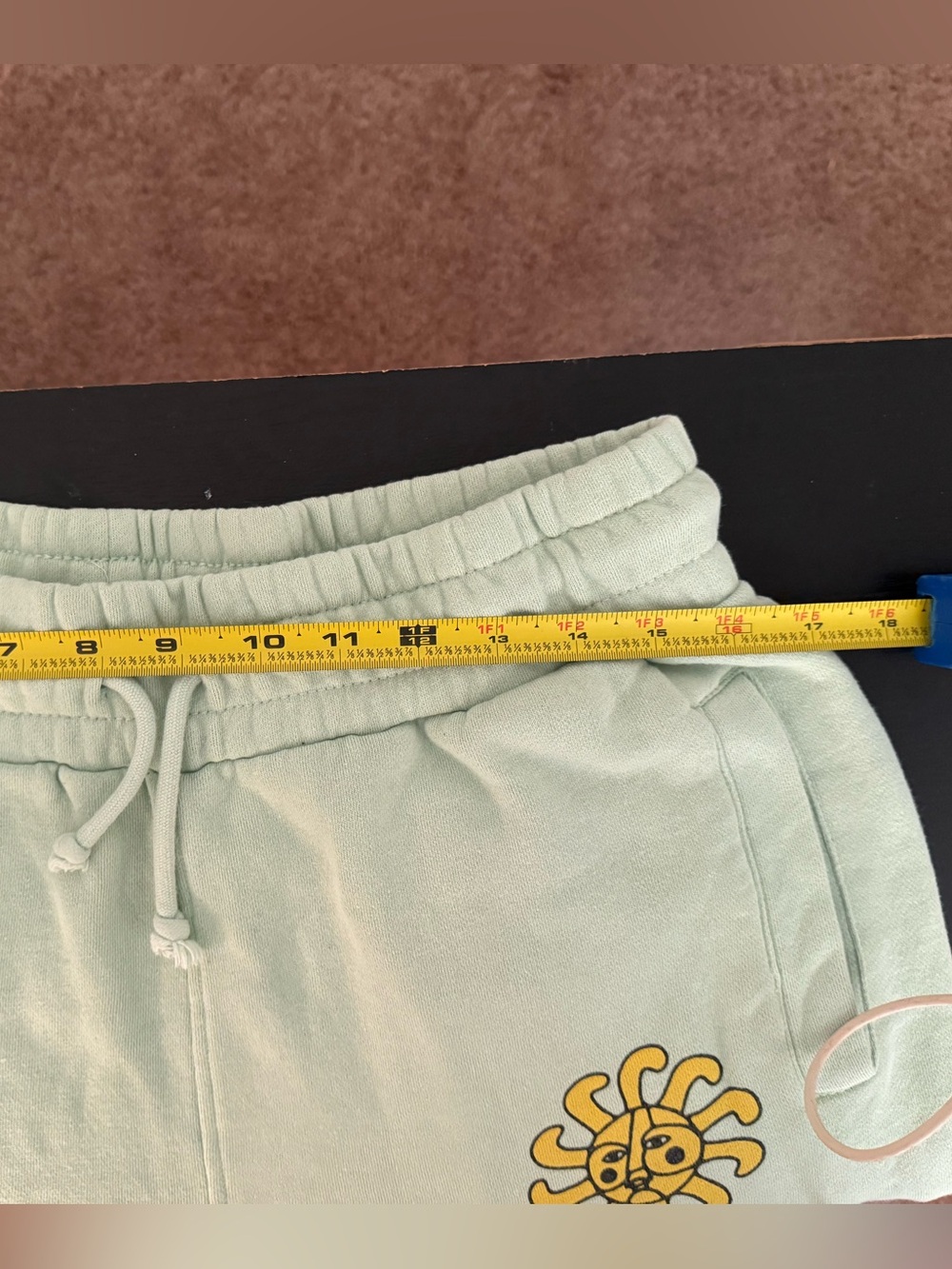 Parks Project Fun Sun Graphic Fleece Jogger Sweatpants Sage Green Medium - Picture 9 of 12